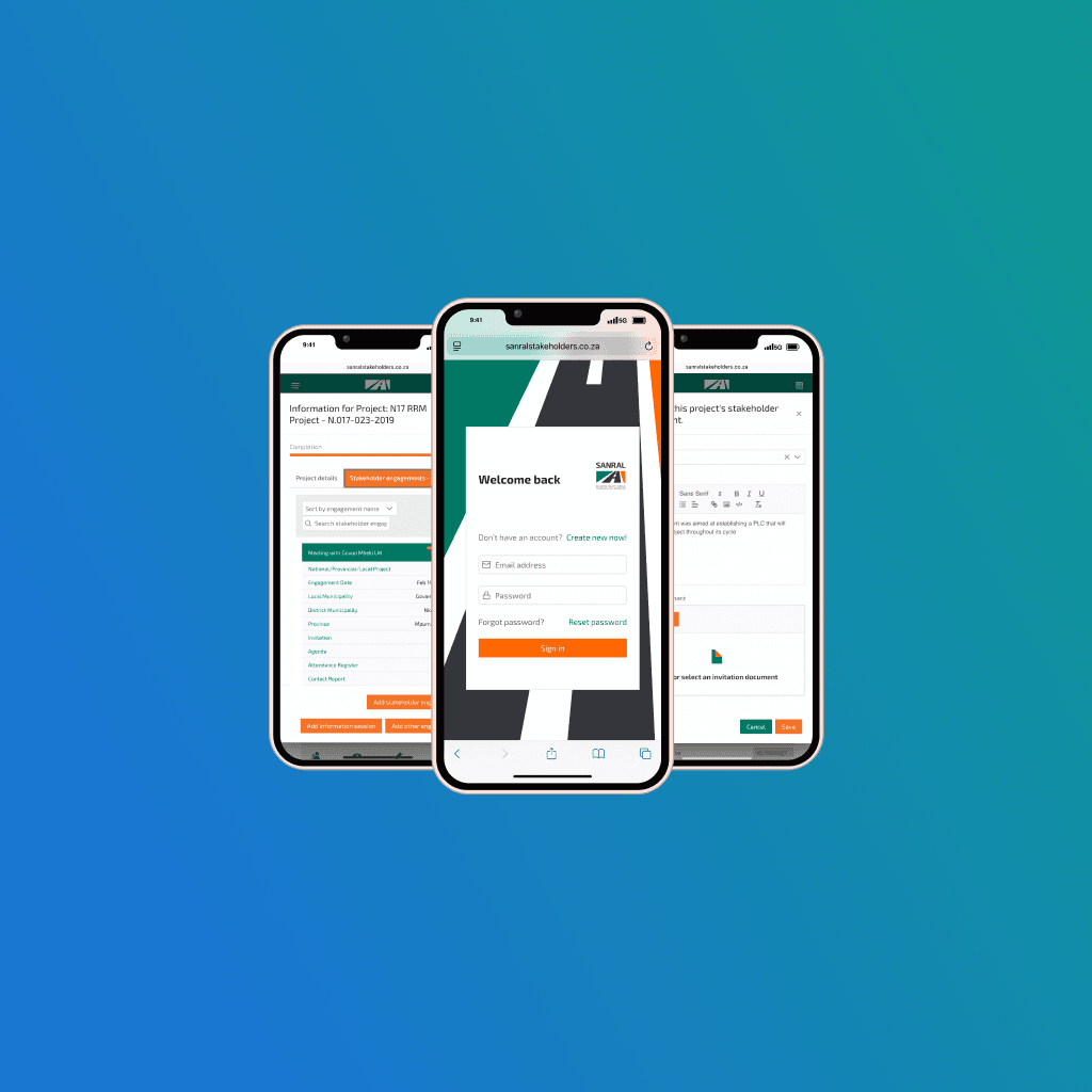 SANRAL Stakeholders App case study